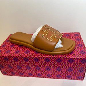 Tory Burch Double T Sport Slide Nappa Leather